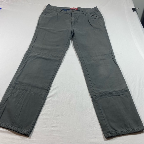 Coleman flannel Lined Straight Pants Gray men’s pants outdoors cold weather 34 - Picture 9 of 9